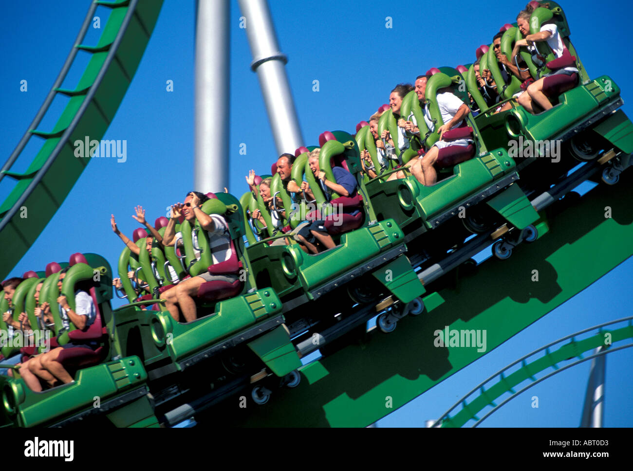 Incredible hulk roller coaster universal High Resolution Stock ...