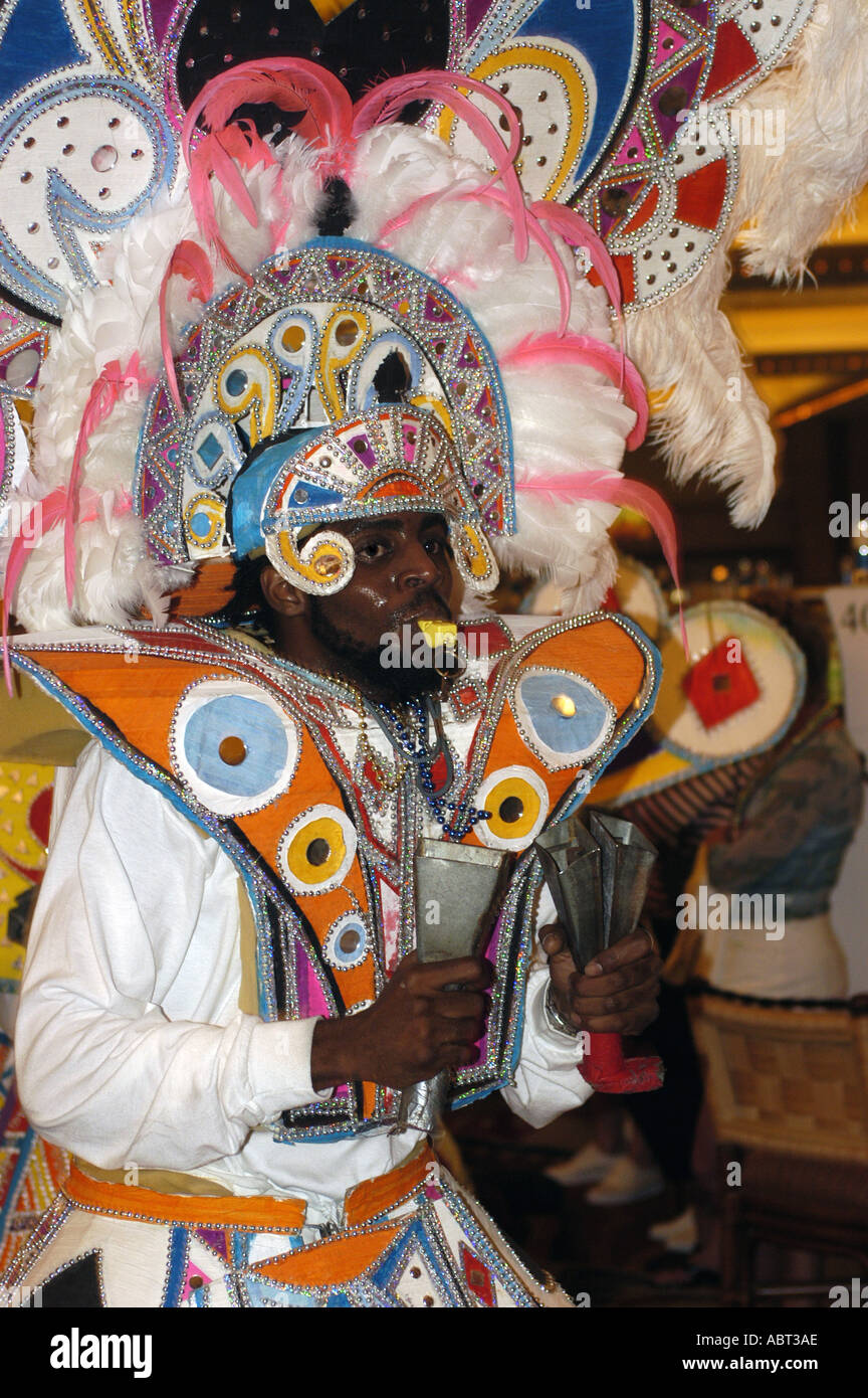 BAHAMAS Junkanoo Parade Stock Photo