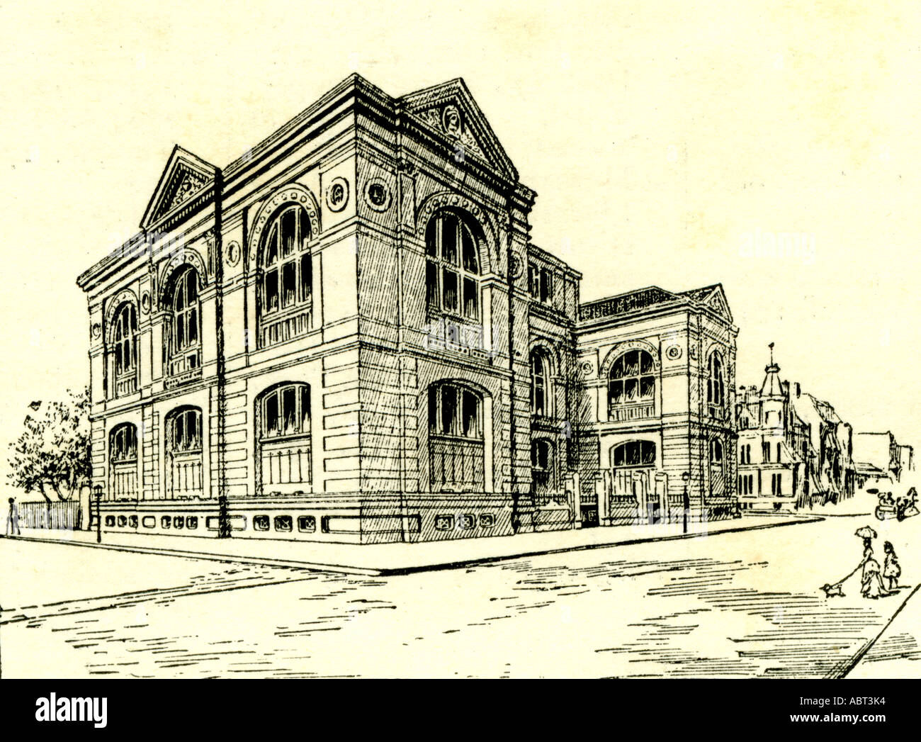 The Lenox Library, New York, 1891, USA Stock Photo