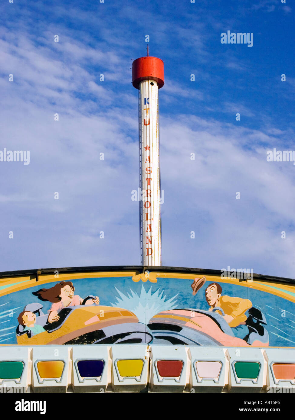 Bumper car ride at Astroland Park in Coney Island New York Stock Photo Alamy