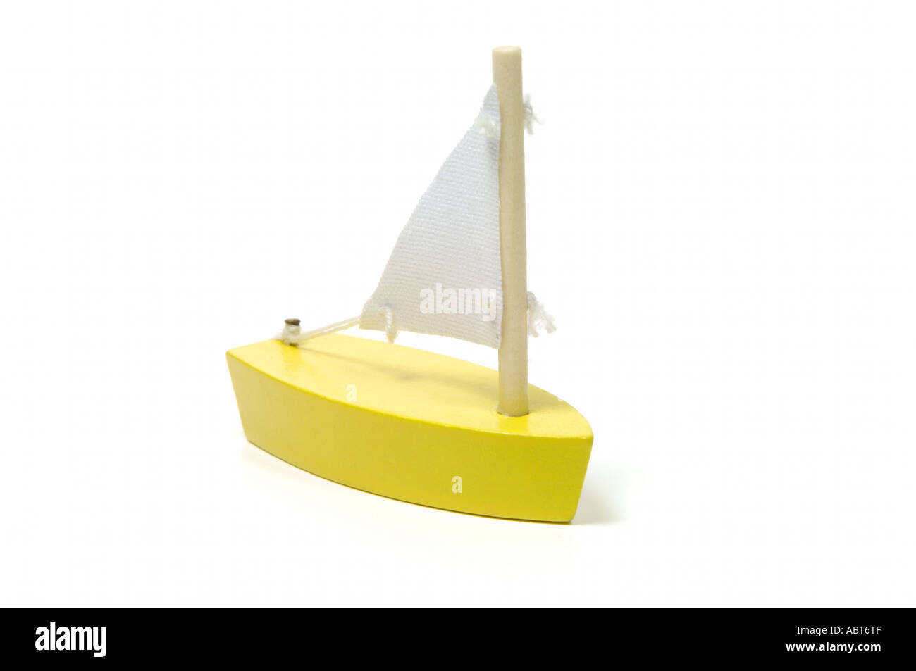 Toy wooden boat Stock Photo - Alamy