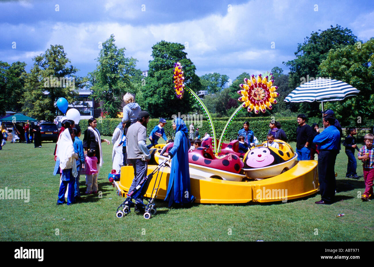 Eid Mela Eid Fair Muslim Families by Roundabout in Birmingham West