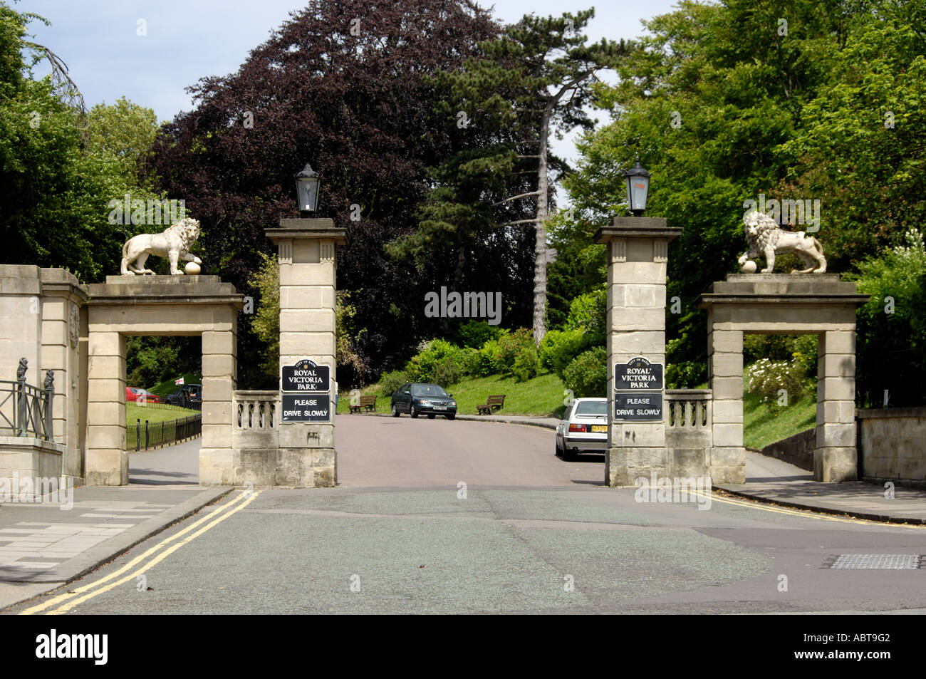 Royal Victoria Park Bath Somerset England Stock Photo Alamy
