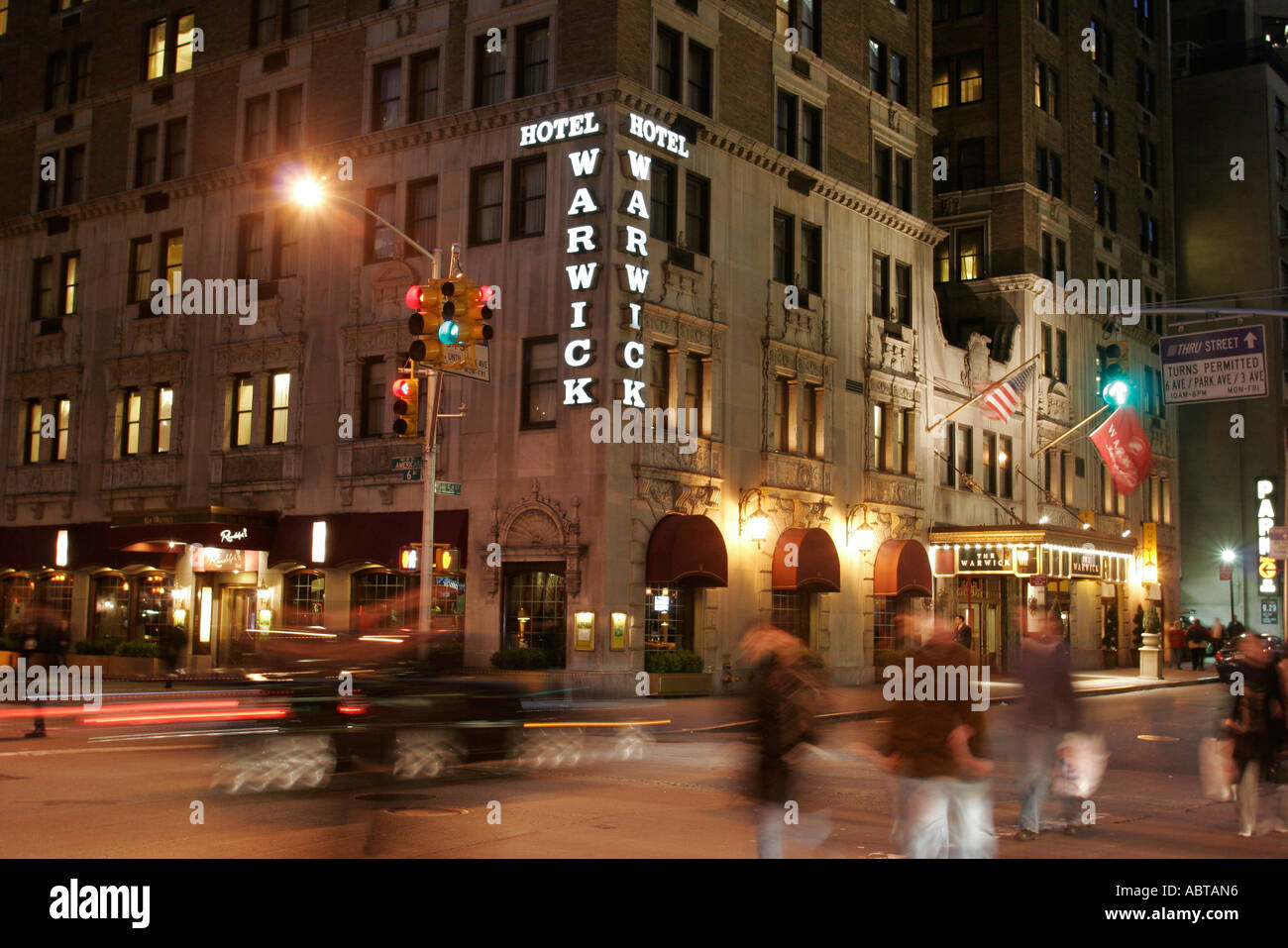 New York City,NY NYC Manhattan,Avenue of the Americas,West 54th Street