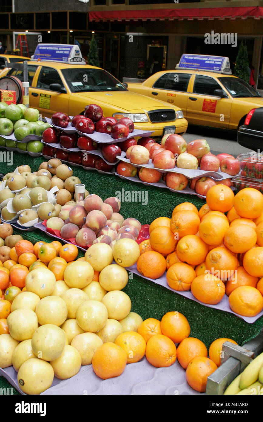 New York City,NY NYC,Manhattan,7th Avenue,West 53rd,produce,fruit
