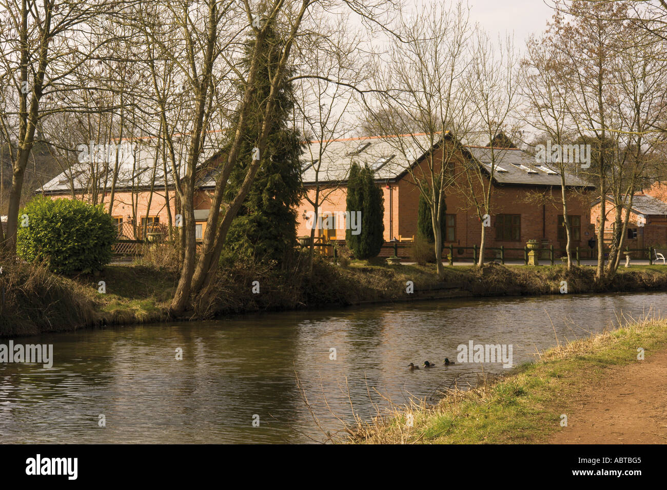 Worcester and Birmingham Canal Alvechurch Worcestershire Stock Photo