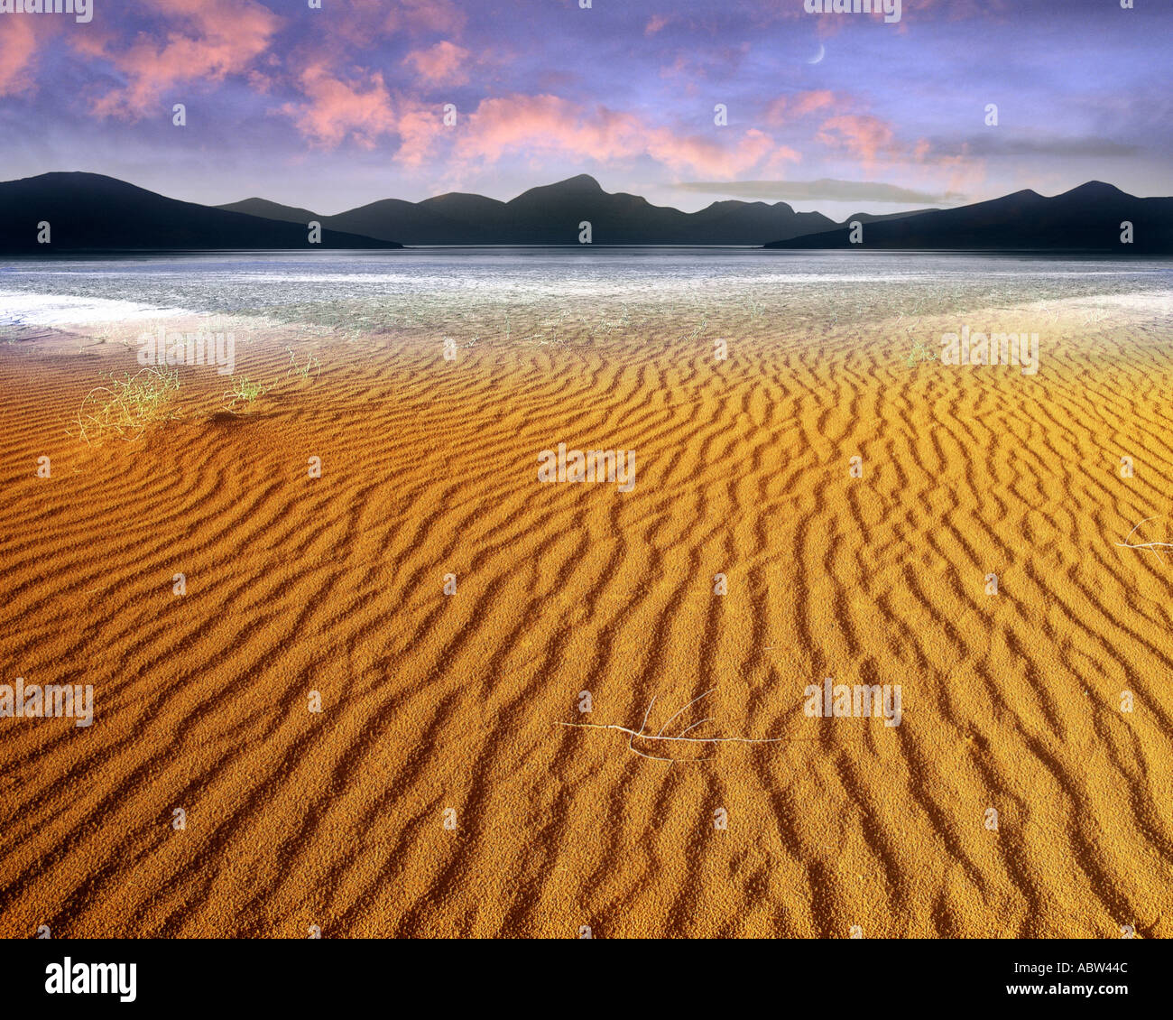 CONCEPT: Fantasy Digital Desert Stock Photo