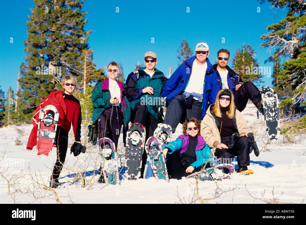 Snowshoeing mammoth lakes hires stock photography and images Alamy