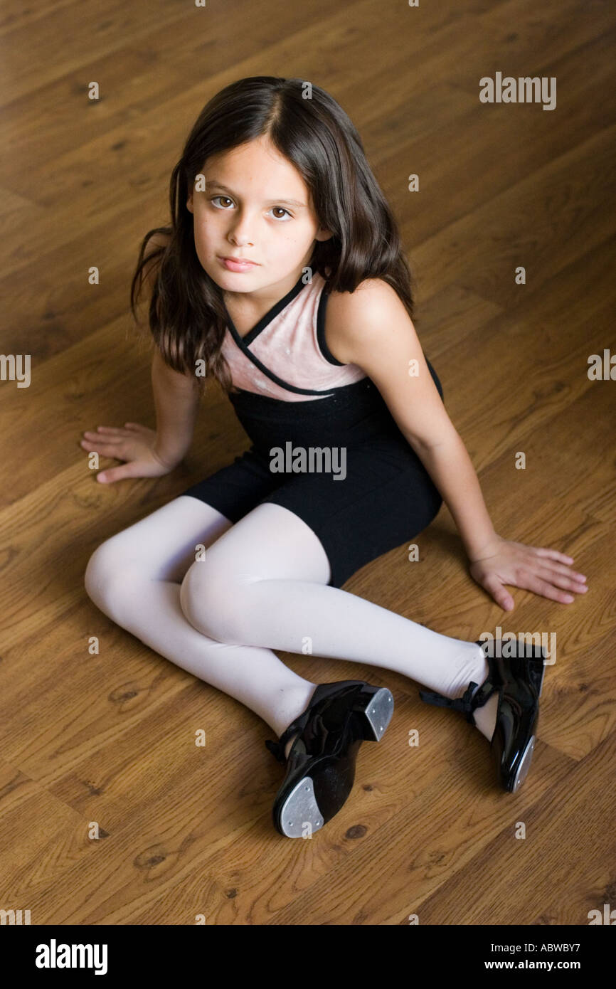 Tap Dance Pose Stock Photo Alamy
