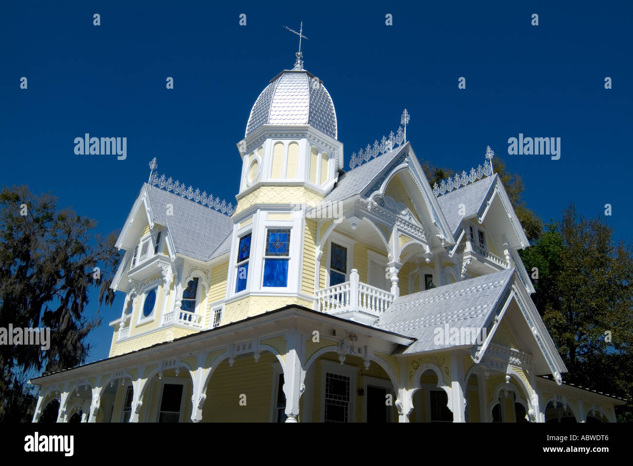 1890s Donnelly House in Mount Dora Florida Class Victorian Style House Stock Photo Alamy