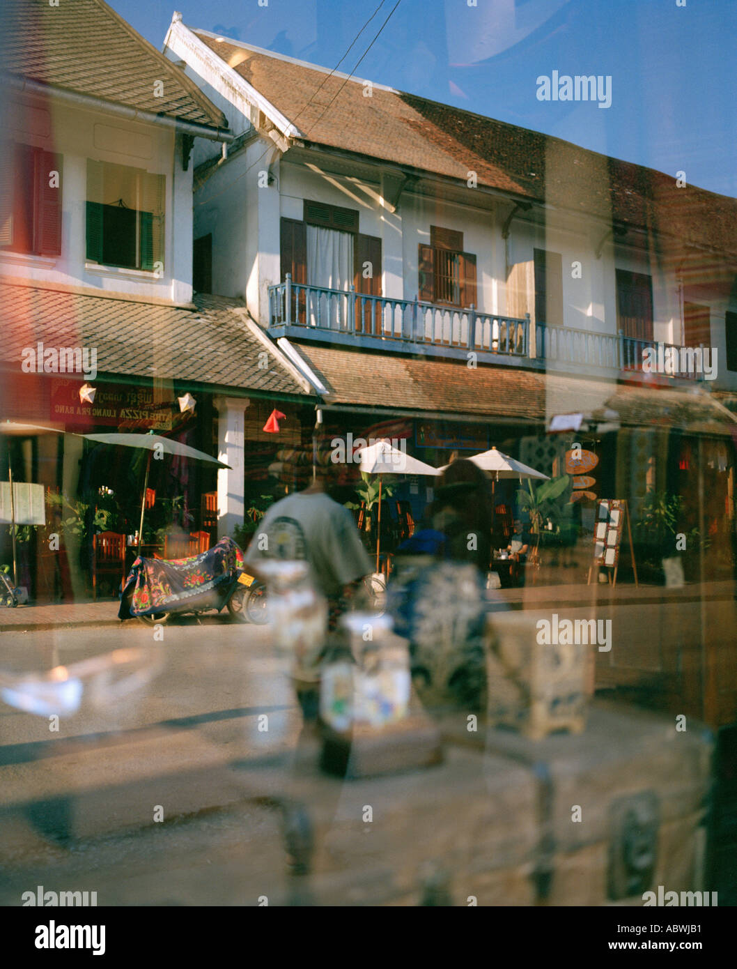 Shop window Louang Phabang Laos South-East Asia Stock Photo