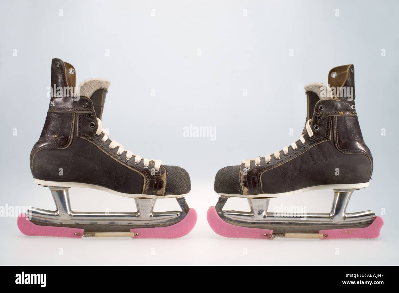 Retro Style Ice Skates Stock Photo