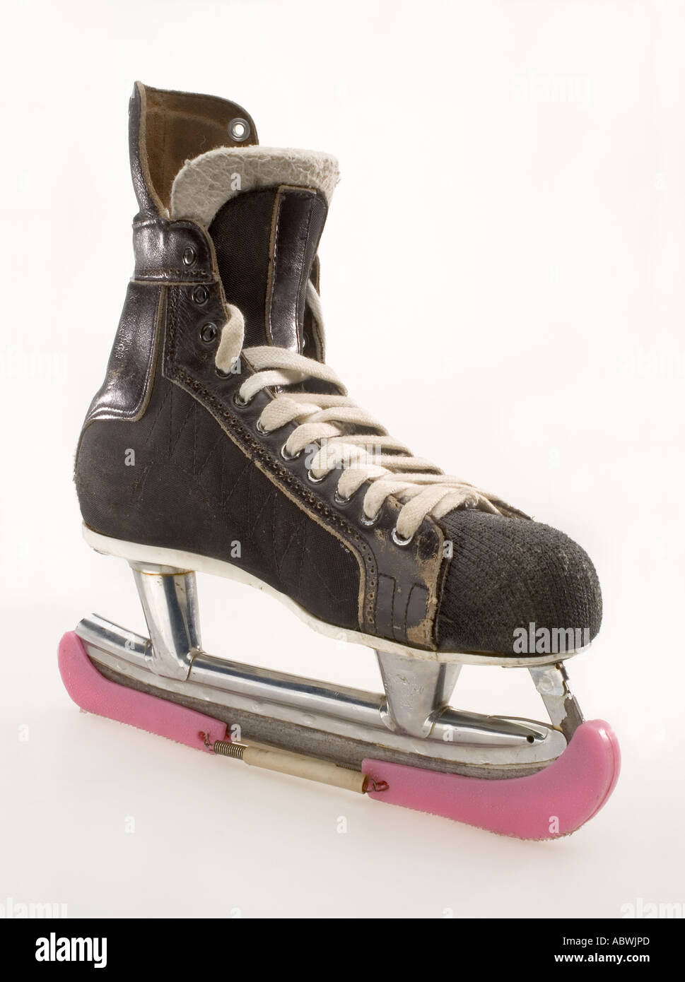 Retro Style Ice Skate Stock Photo
