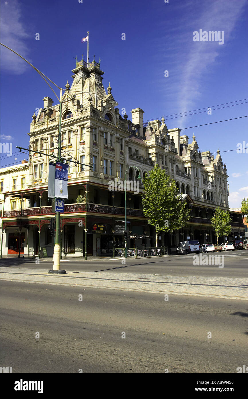 Shamrock Hotel Bendigo Victoria Australia Stock Photo