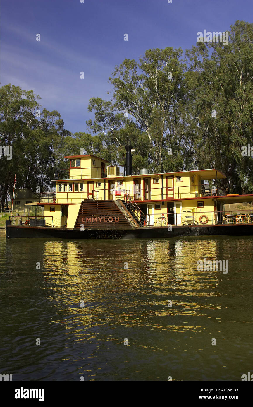 Emmylou Paddle Steamer Murray River Echuca Victoria New South Wales