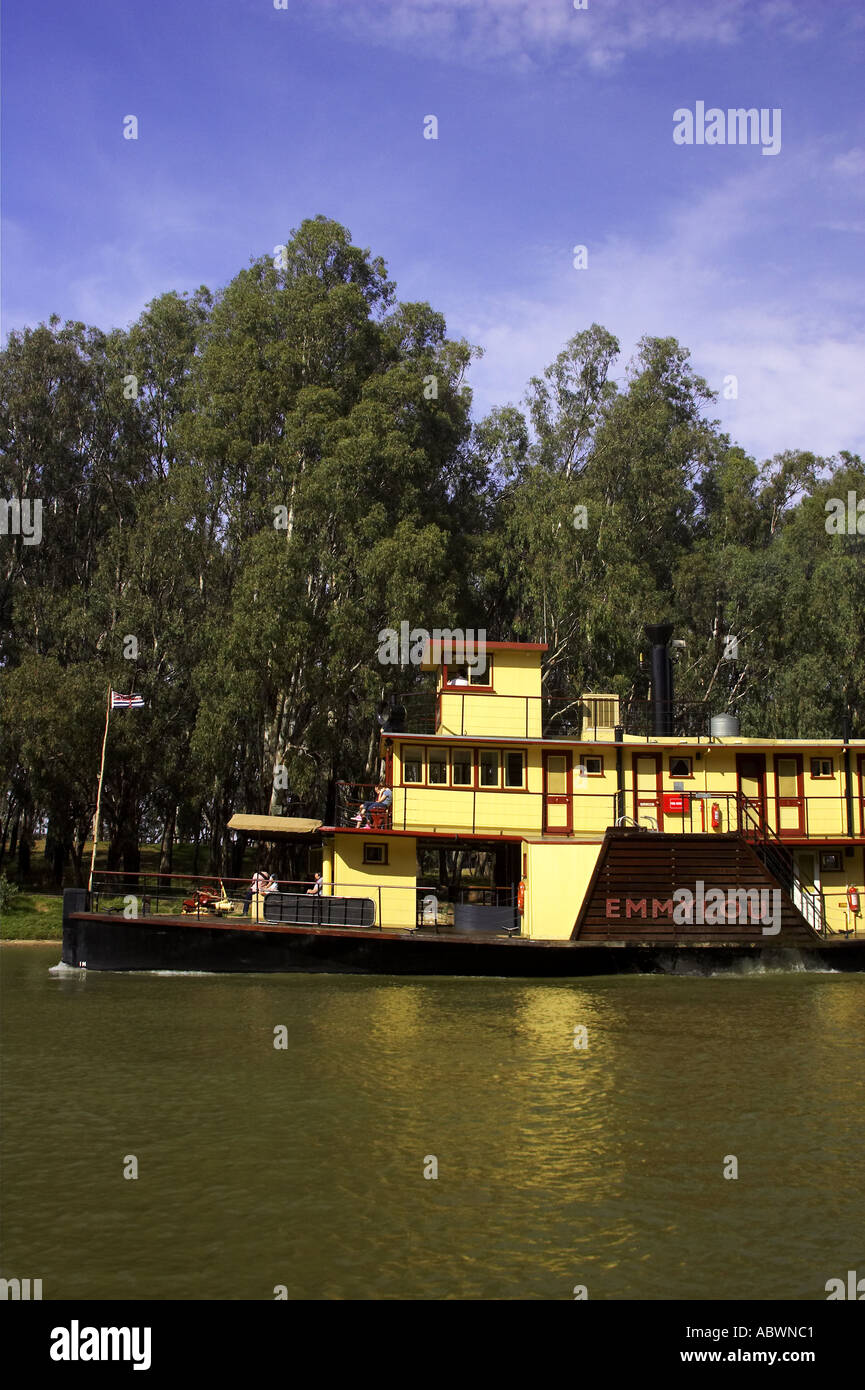 Emmylou Paddle Steamer Murray River Echuca Victoria New South Wales