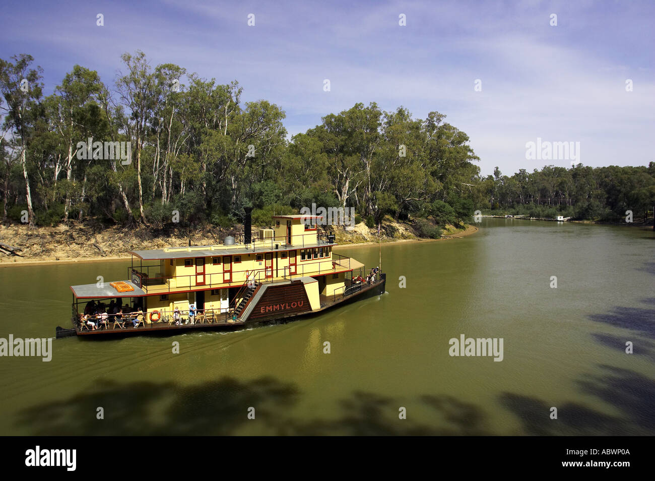 Emmylou Paddle Steamer Murray River Echuca Victoria New South Wales