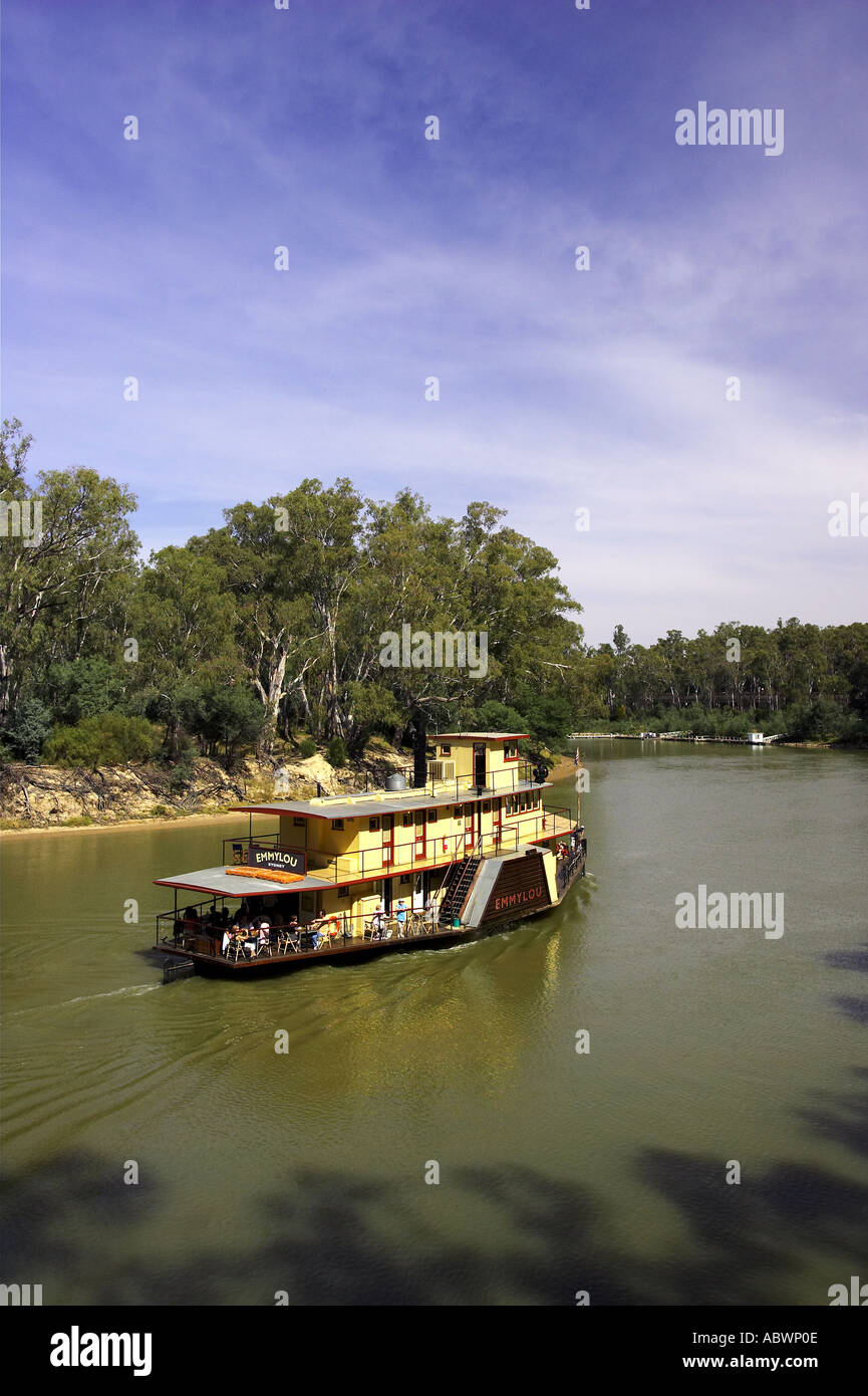 Emmylou Paddle Steamer Murray River Echuca Victoria New South Wales
