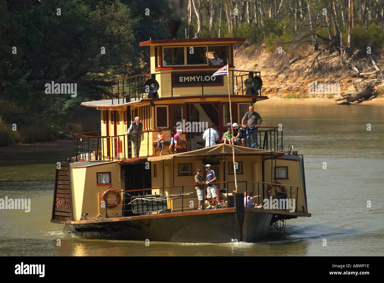 Emmylou Paddle Steamer Murray River Echuca Victoria New South Wales