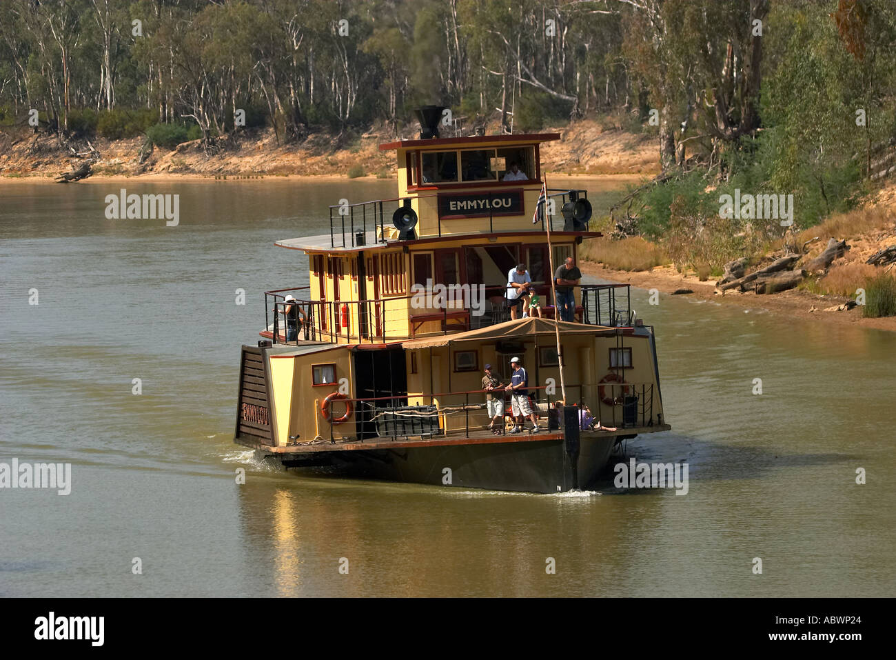 Emmylou Paddle Steamer Murray River Echuca Victoria New South Wales