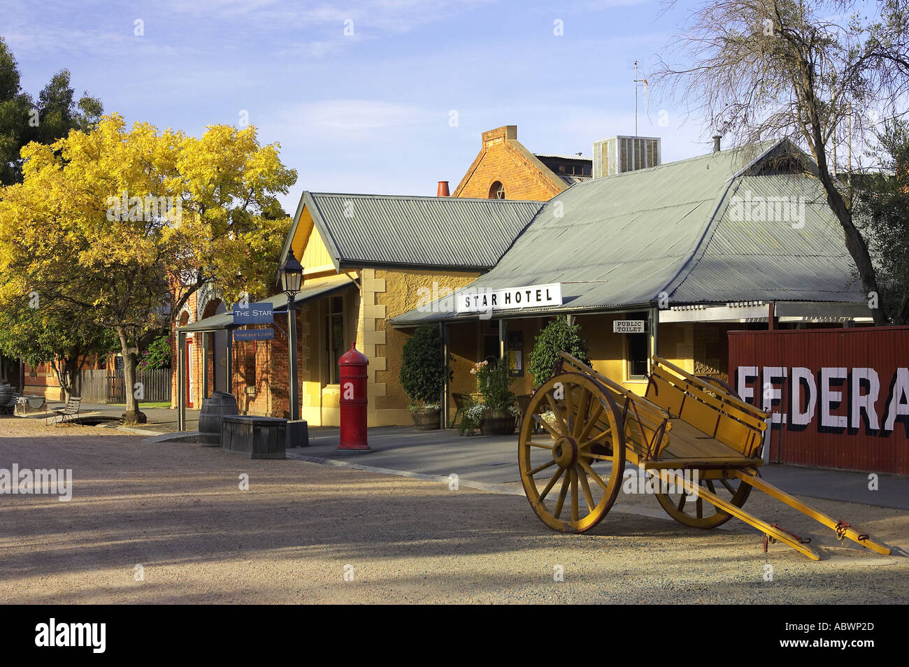 Historic Star Hotel Echuca Victoria Australia Stock Photo