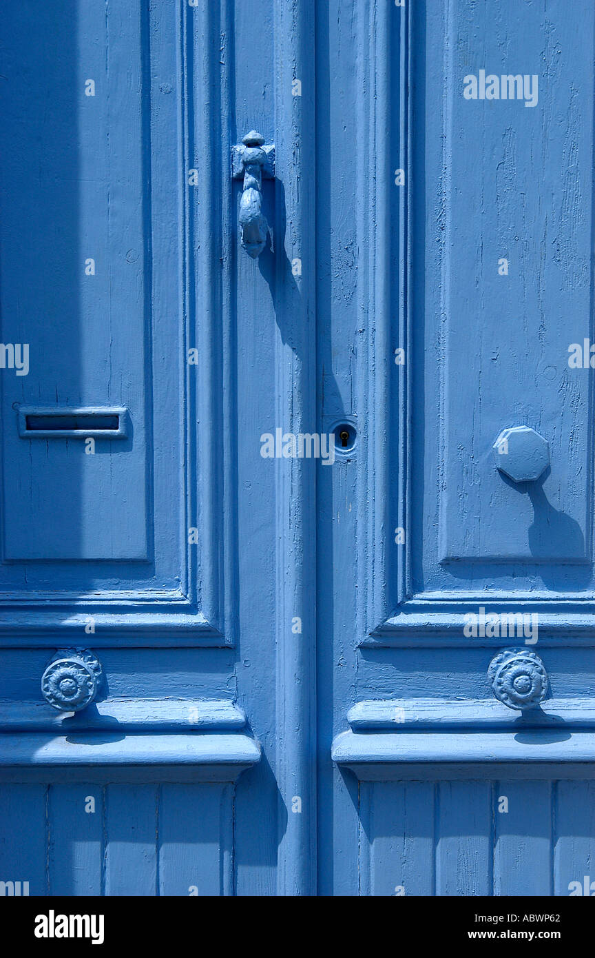 blue door Stock Photo