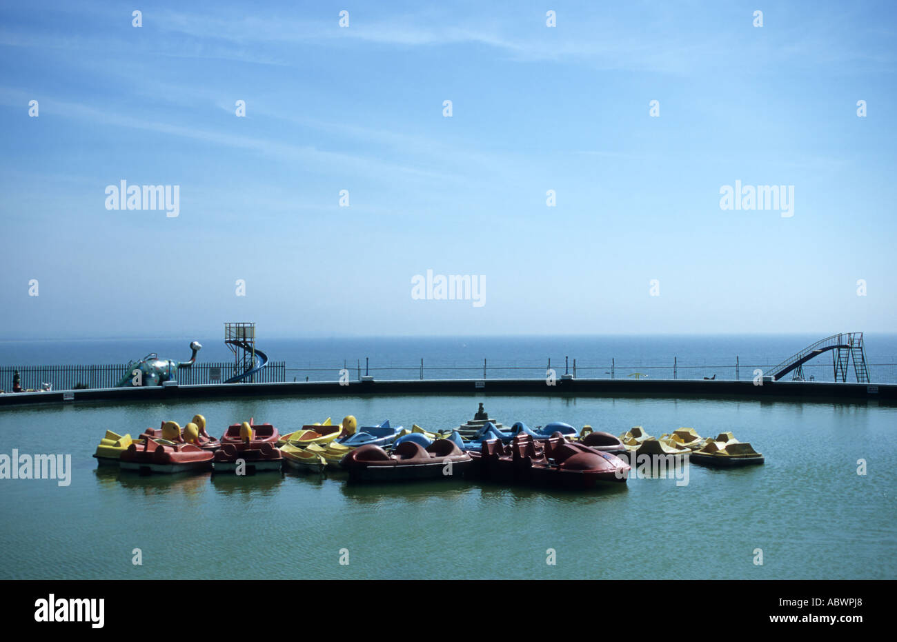Seafront paddle boats pool. Ramsgate, Kent, England, UK Stock Photo Alamy