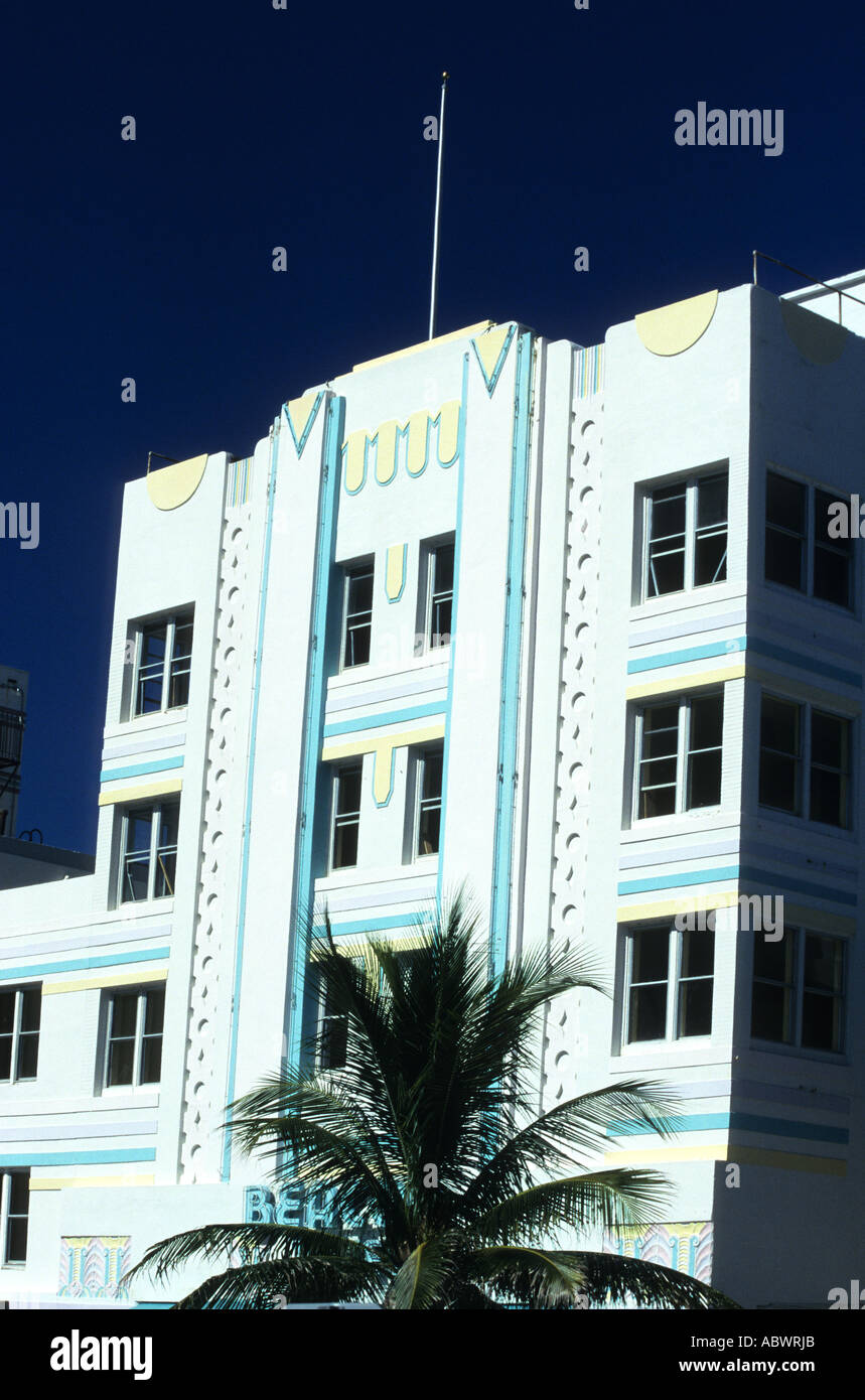 Art deco buildings in South Beach,Miami,USA Stock Photo Alamy