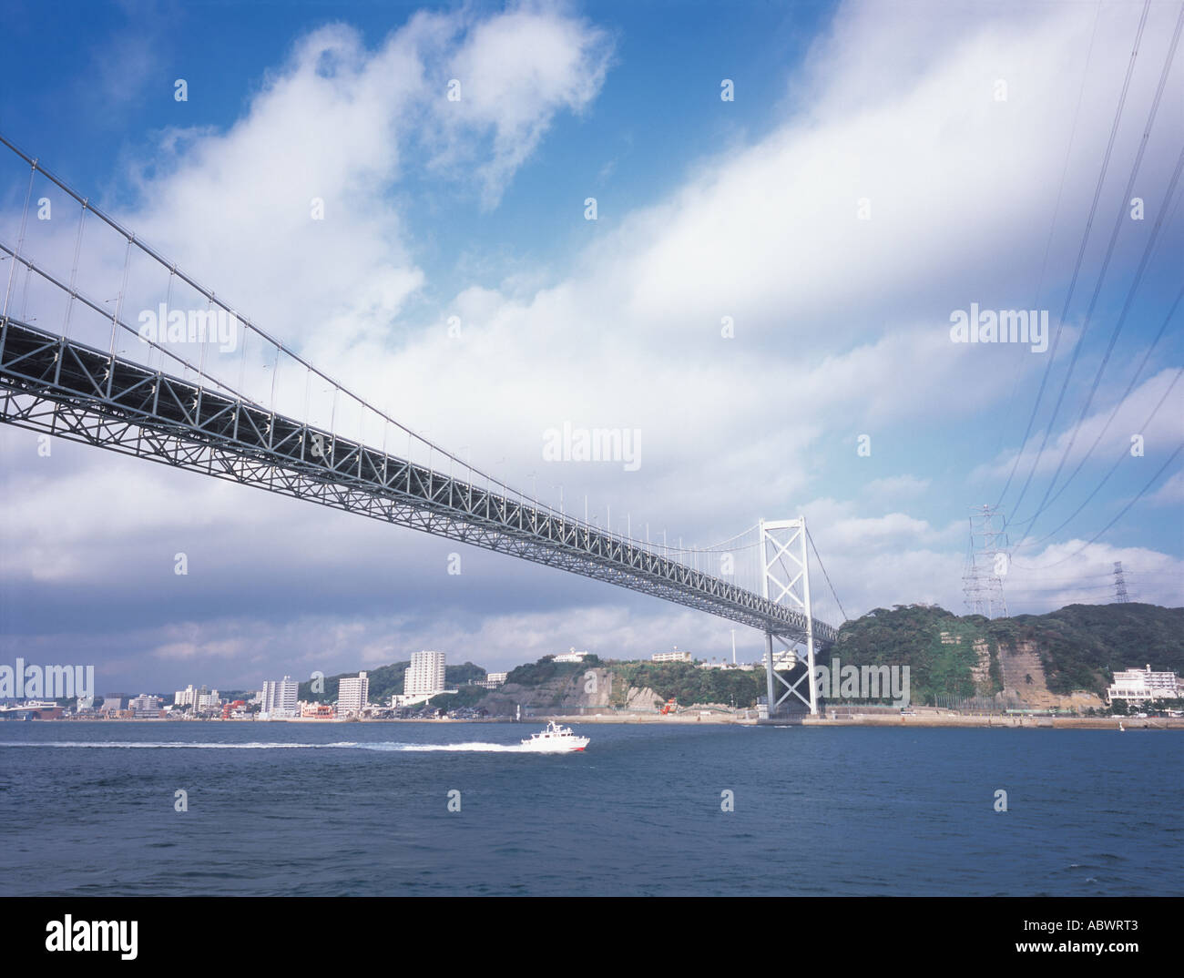 Kanmon Bridge Kitakyushu City Fukuoka Prefecture Japan Stock Photo Alamy