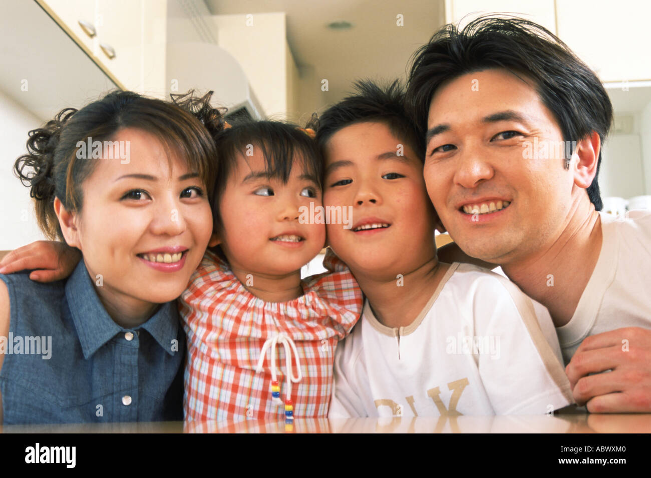 Happy family portrait hi-res stock photography and images - Alamy