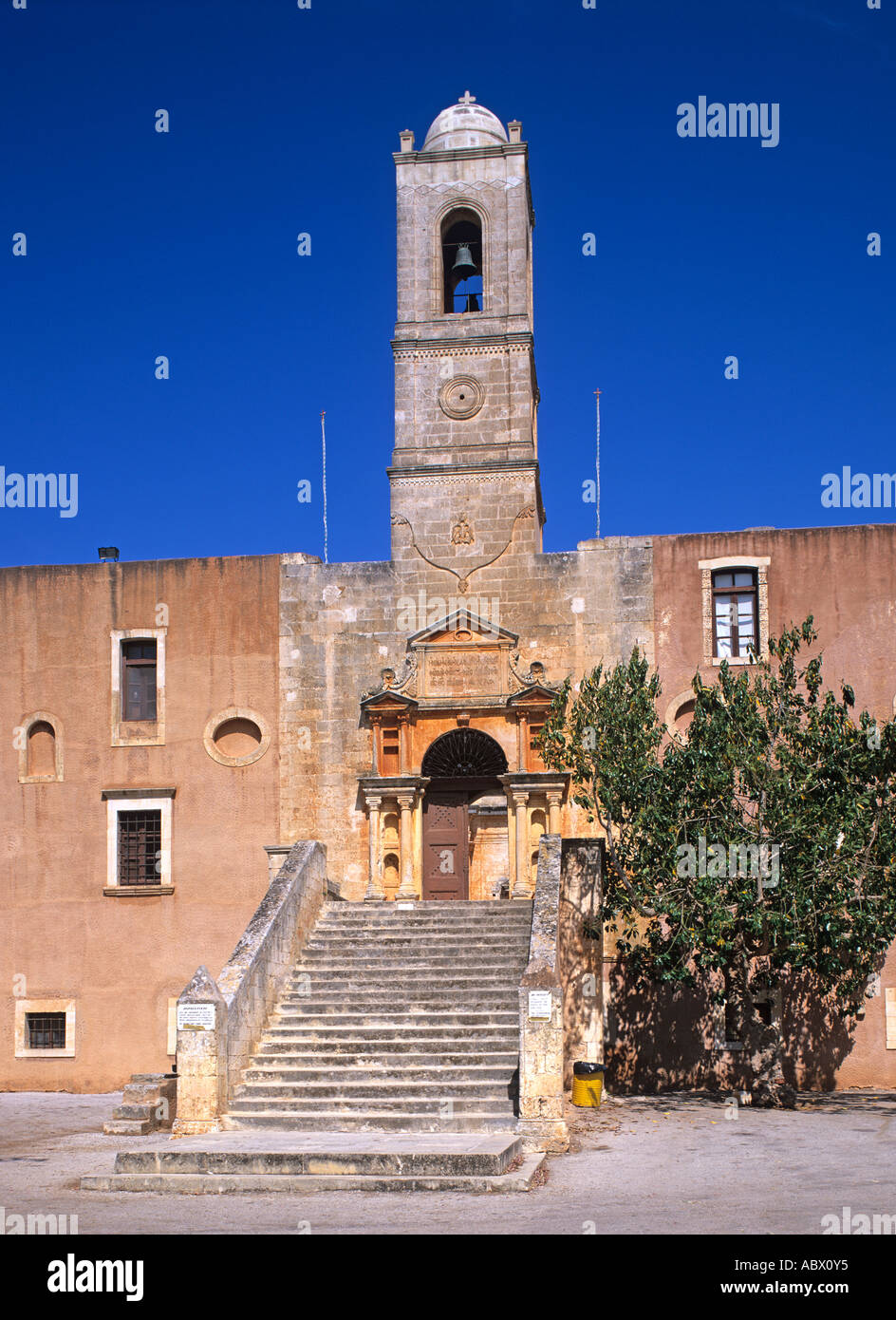 Greece Kreta Agia Triada Monastery Kloster Stock Photo Alamy