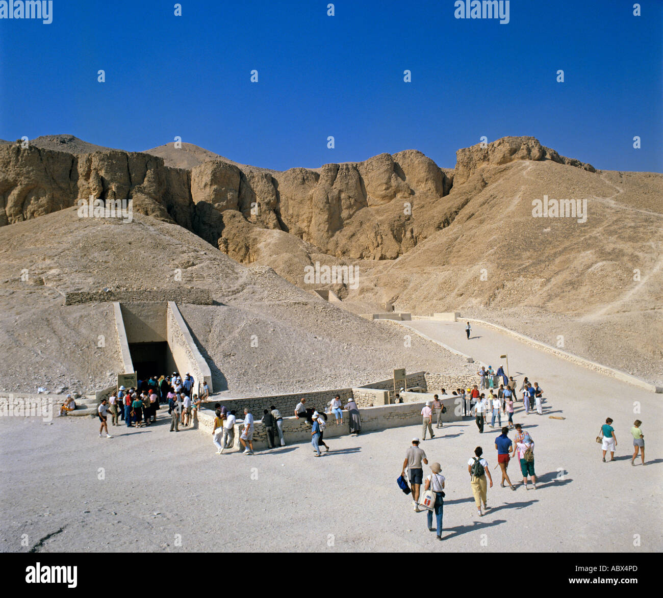 Egypt West Bank Luxor Louxor Tal der Koenige Kings Valley Stock Photo