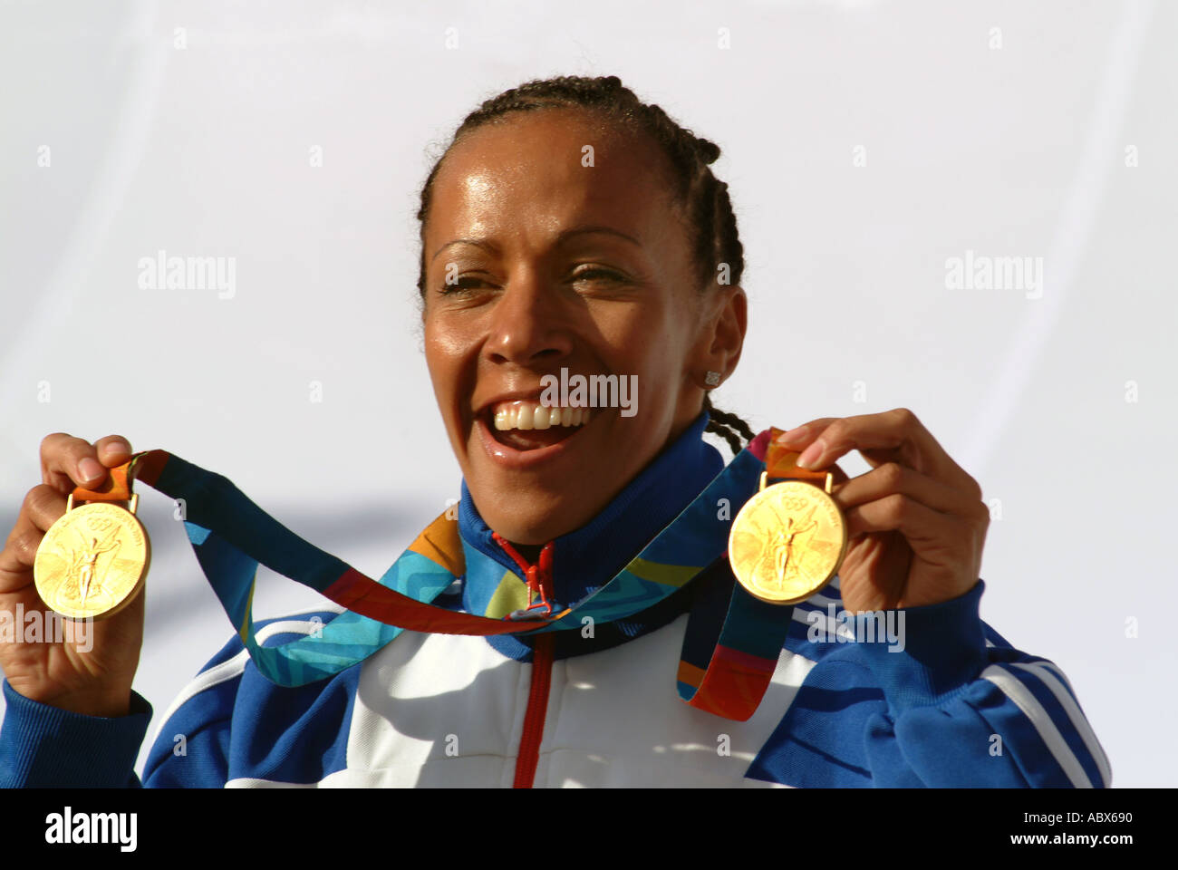 British two gold medalist athlete Kelly Holmes, 2012 Stock Photo