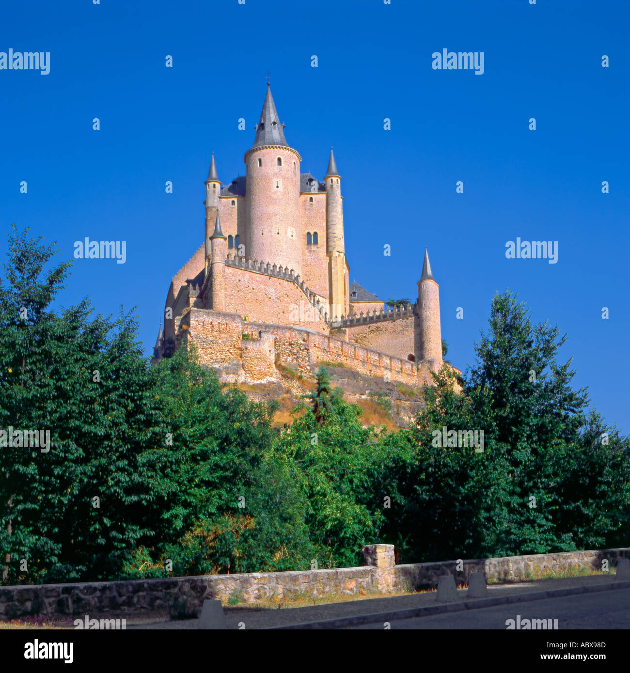 Alcázar of Segovia, castle, Spain Stock Photo