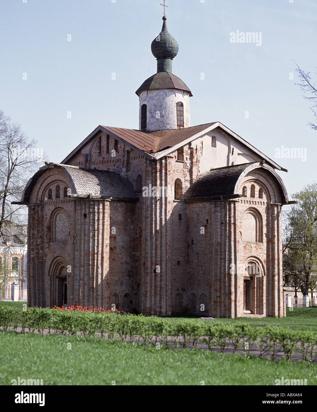 Nowgorod, Paraskewa-Pjatniza-Kirche (Markt), Stock Photo
