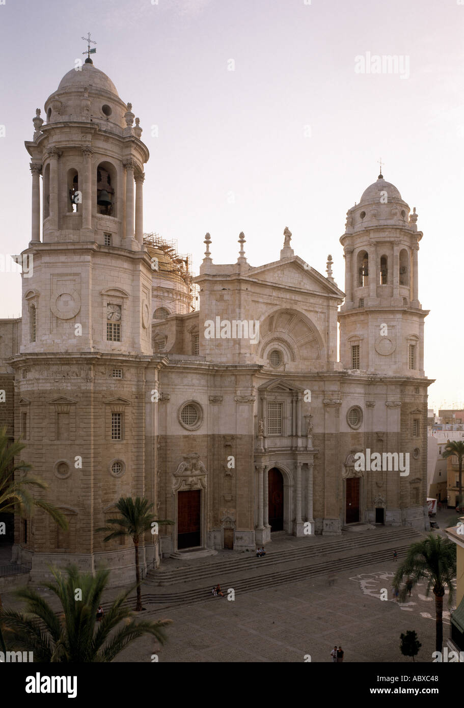 Cadiz, Kathedrale, Hauptfassade Stock Photo