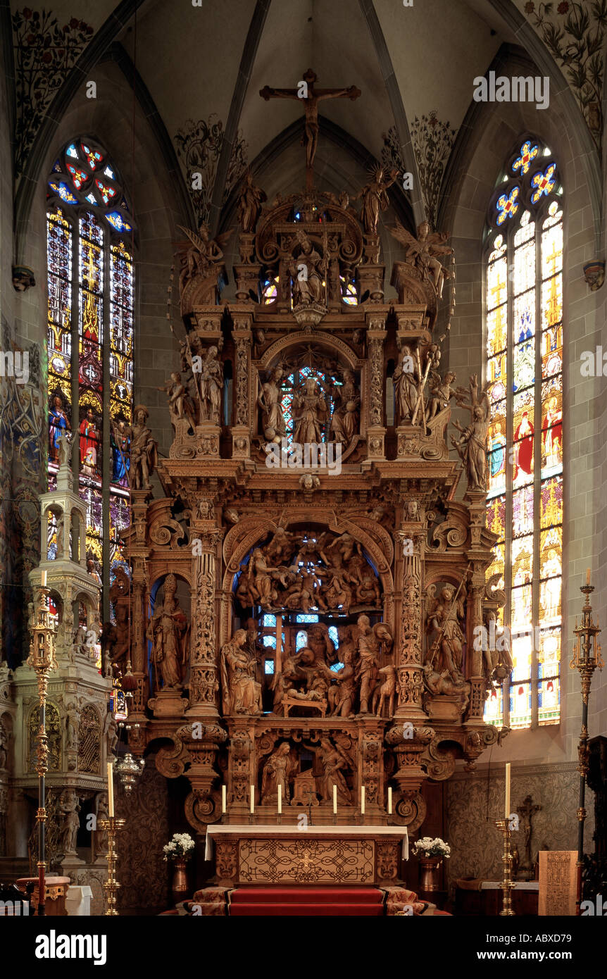 Überlingen, Stadtpfarrkirche, Marienaltar, 1613-1616 Stock Photo