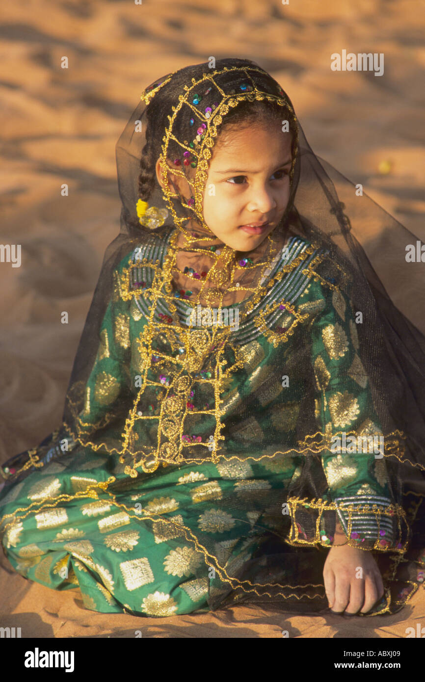 UAE Dubai young girl Stock Photo Alamy