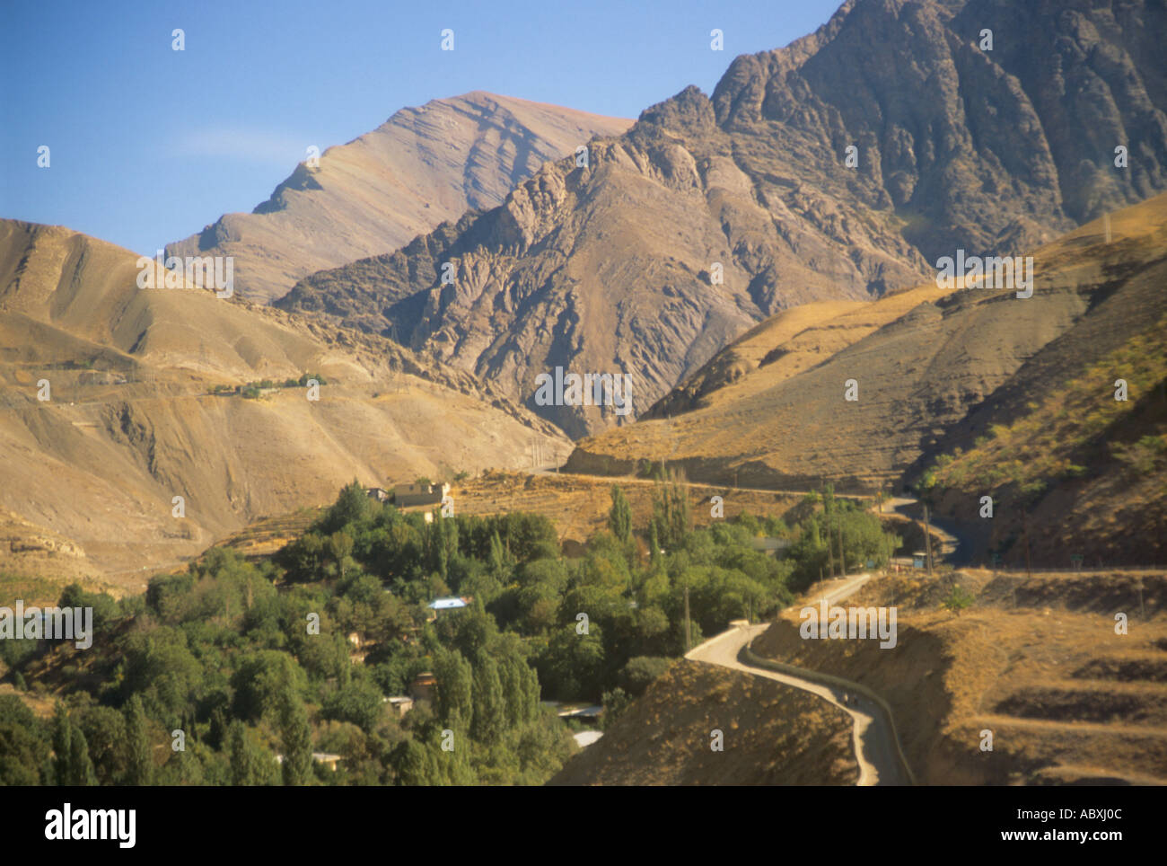 Iran Alborz Mountains Stock Photo
