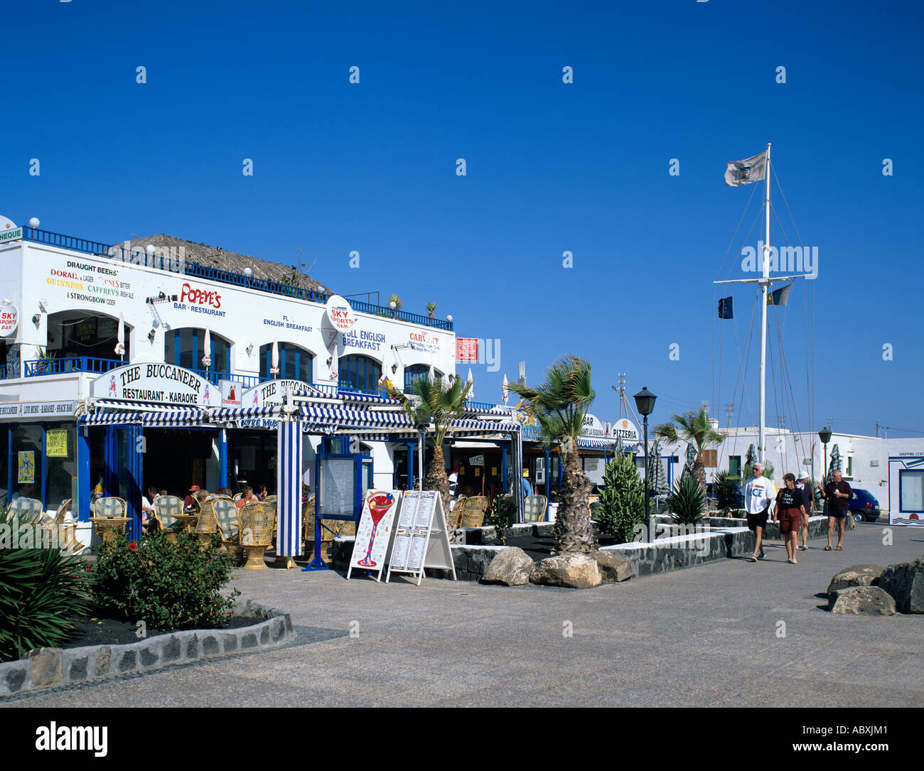 Playa Blanca Lanzarote Shop Stock Photos Playa Blanca