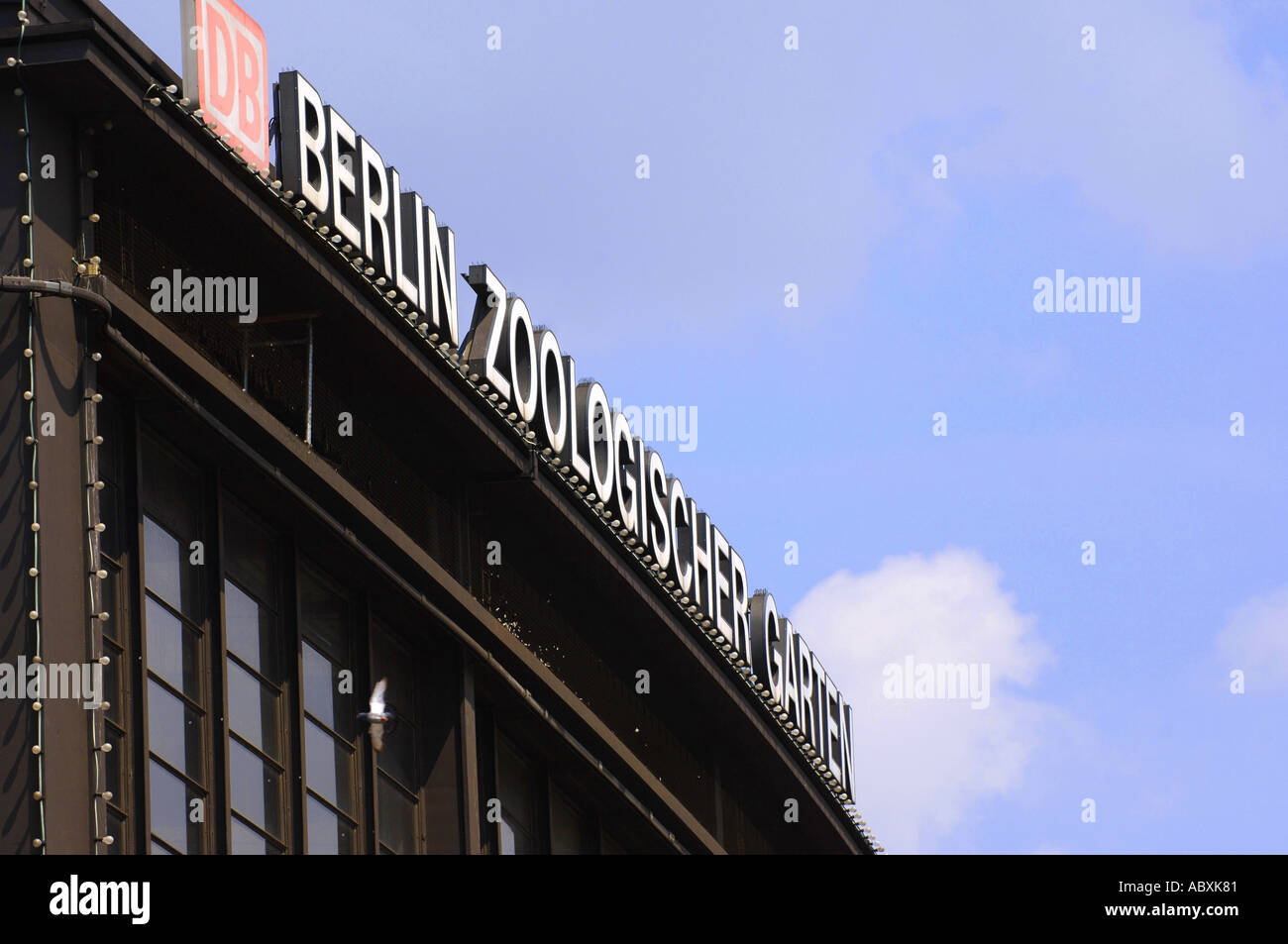 zoologischer garten station train DB Stock Photo Alamy