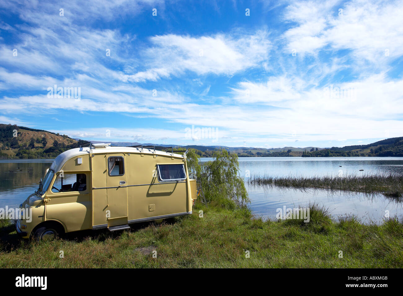 Lake Tutira Hawkes Bay New Zealand Stock Photo Alamy