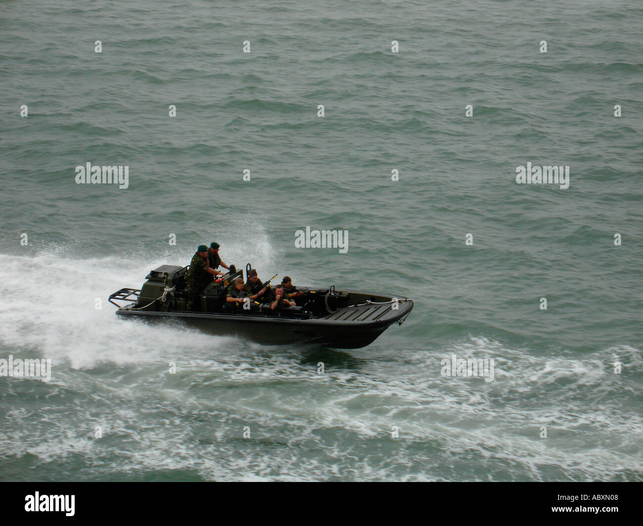 Royal Marine Raiding Craft Stock Photo - Alamy