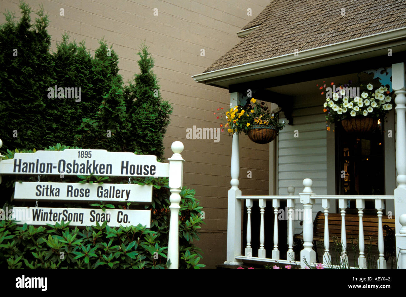 Historic Hanlon Osbakken House Sitka Alaska AK Stock Photo Alamy