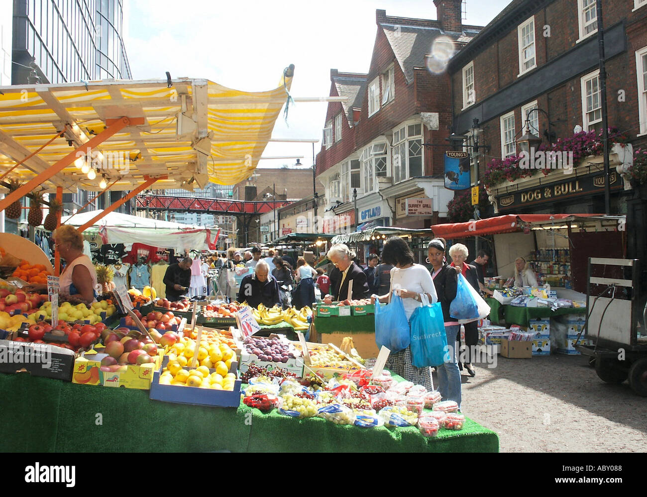 Surrey Street Market Croydon South London England Stock Photo 2420871 Alamy