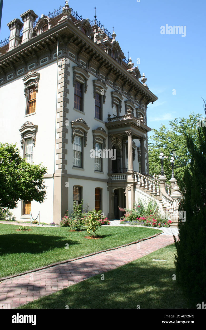 Leland Stanford mansion, Sacramento California, USA Stock Photo