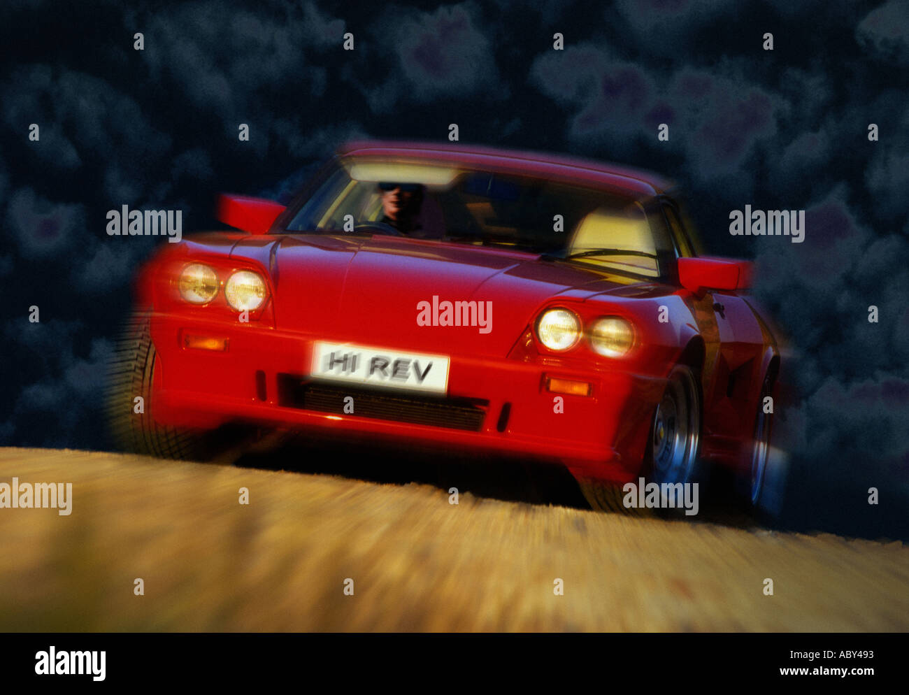 Sports car action blur hi-res stock photography and images - Alamy