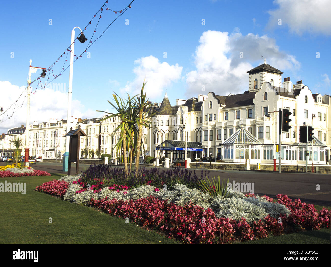 SOUTHPORT MERSEYSIDE England UK View along the promenade with the Stock