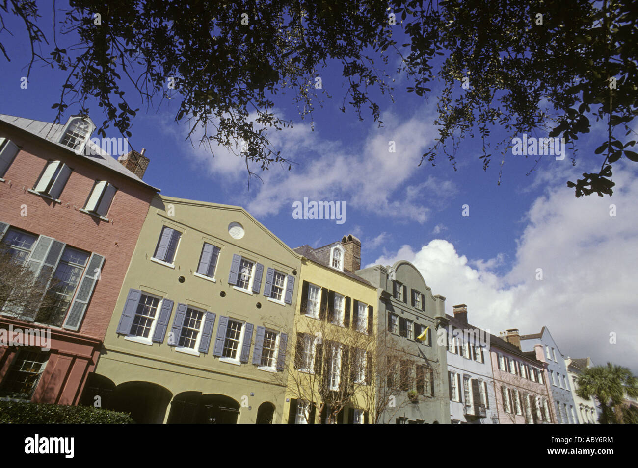 Charleston SC South Carolina Queen Street Townhouses National Register
