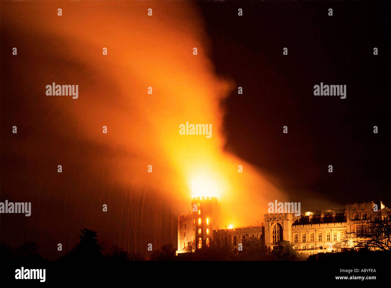 Windsor castle fire hires stock photography and images Alamy